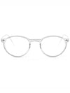 6527 C07 10 transparent clear glasses frame - LINDBERG - BALAAN 2