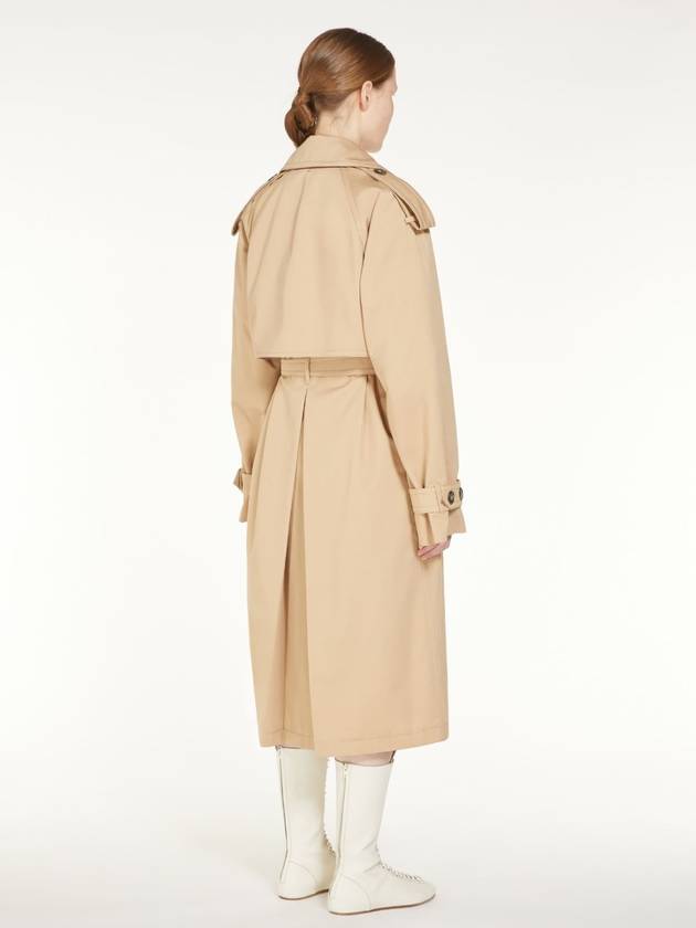 Zabora Water Repellent Trench Coat Beige - MAX MARA - BALAAN 5