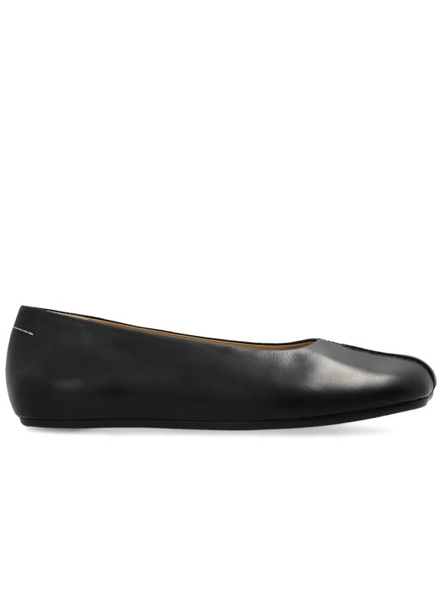 MM6 Maison Margiela Leather Ballerinas, Women's, Black - MAISON MARGIELA - BALAAN 1