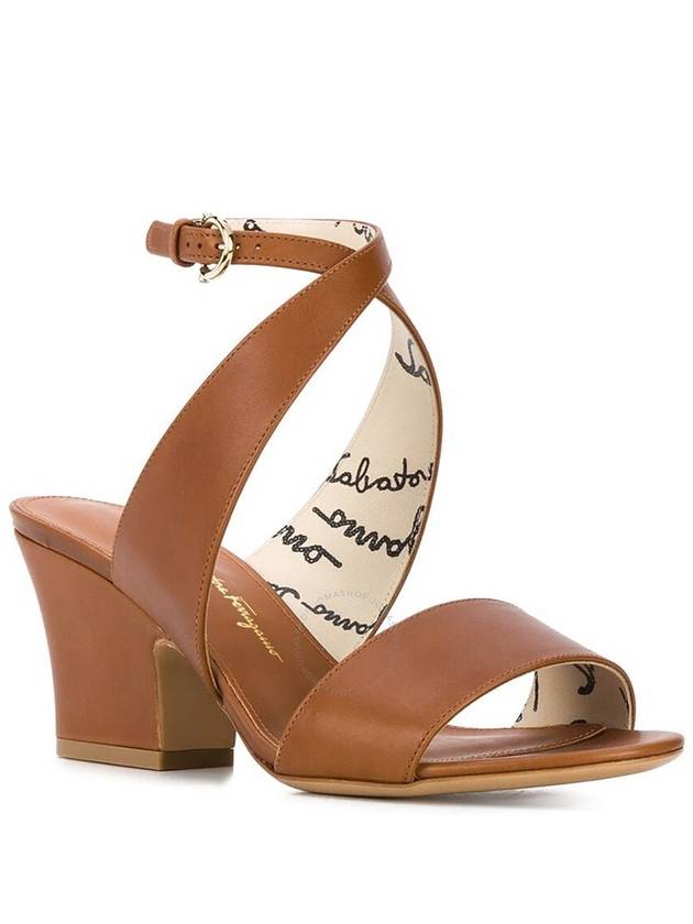 Women's Plain Wedge Sandals Heels Brown - SALVATORE FERRAGAMO - BALAAN 4