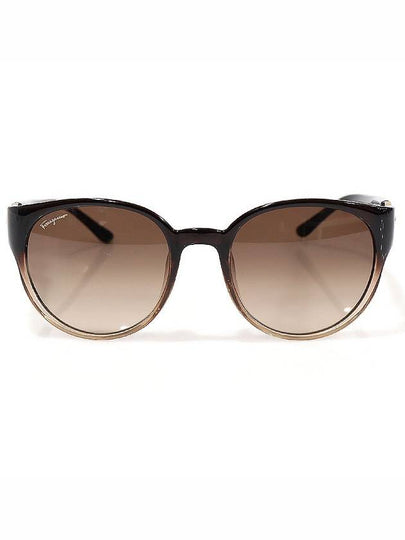 SF572SRK Brown Frame Gold Plated Gancini Women s Sunglasses - SALVATORE FERRAGAMO - BALAAN 2