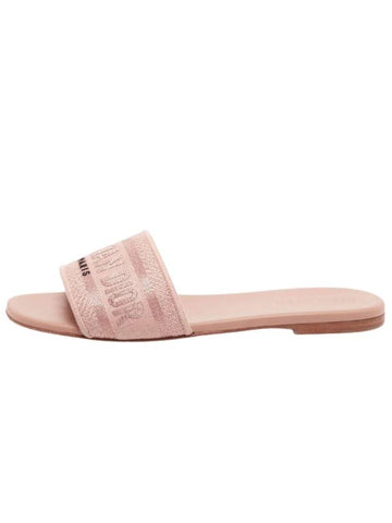 Dway Calfskin Slippers Nude - DIOR - BALAAN 1