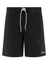 Logo Print Nylon Swimming Shorts Black - CELINE - BALAAN 2