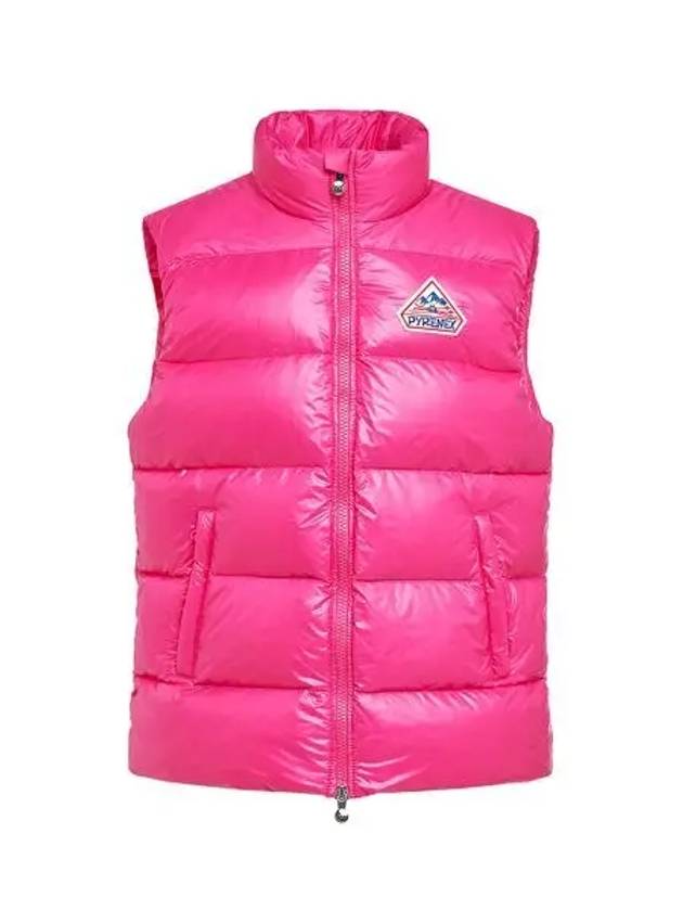 JOHN Unisex Sleeveless Down Jacket Raspberry Sorbet - PYRENEX - BALAAN 1