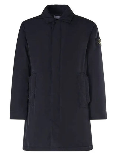 Micro Twill Single Coat Navy - STONE ISLAND - BALAAN 2