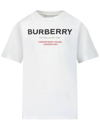 Kids Women s Logo Printing Crew Neck T Shirt 8064570 - BURBERRY - BALAAN 1