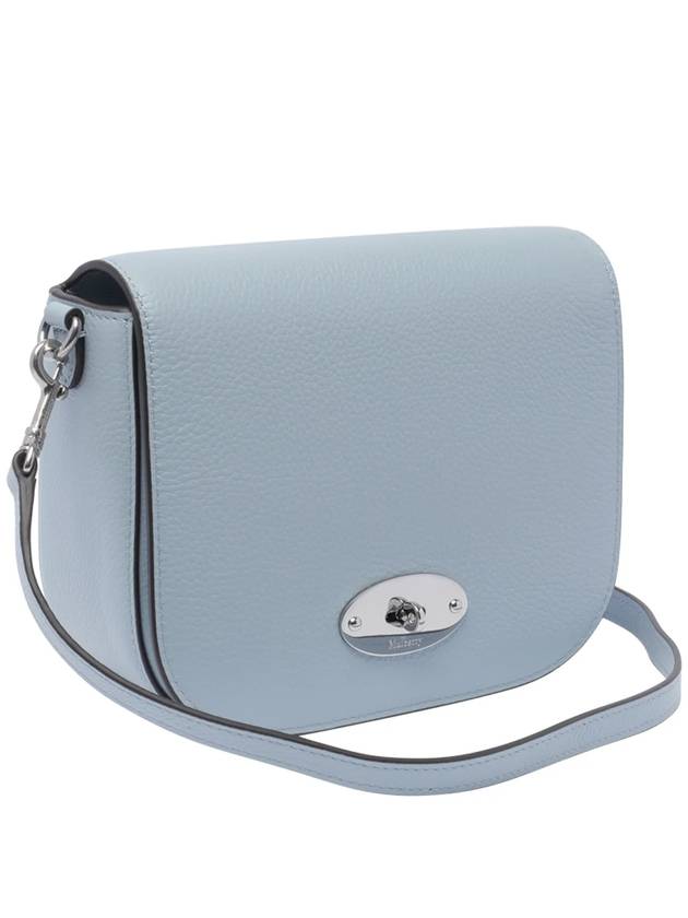 Darley Satchel Classic Grain Small Cross Bag Poplin Blue - MULBERRY - BALAAN 3