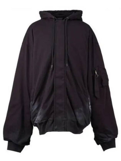 Back Logo Padded Bomber Jacket Black - BALENCIAGA - BALAAN 2