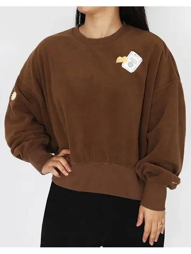 Naomi Osaka Phoenix Fleece Oversized Crew Neck Sweatshirt Kakao Wow - NIKE - BALAAN 2