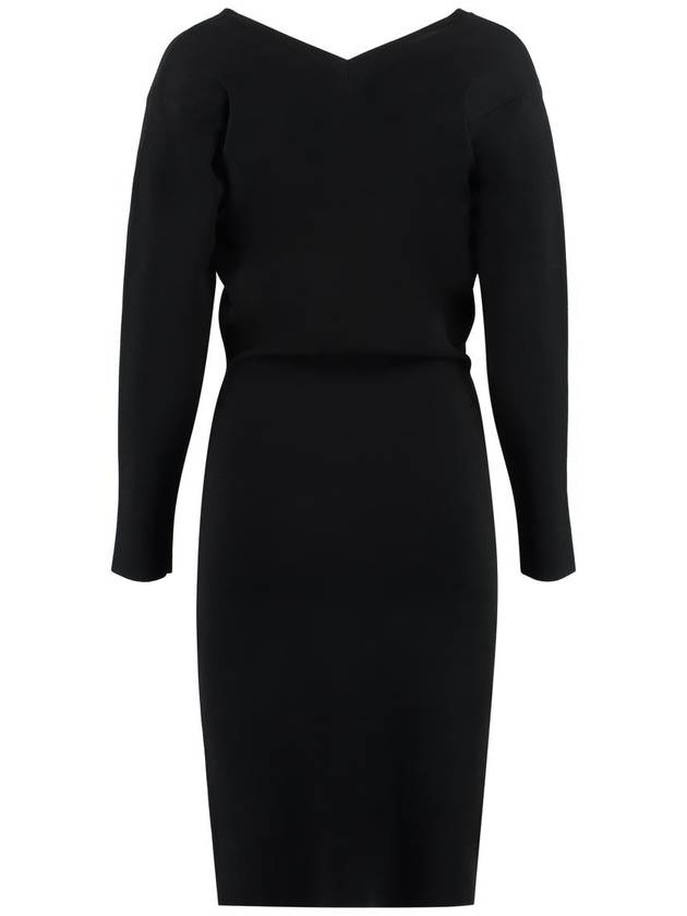 midi dress 6K0426S2076 1000 BLACK - STELLA MCCARTNEY - BALAAN 3