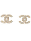 Metal Earrings Diamantes & Gold Crystal - CHANEL - BALAAN 5