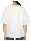 LEE SNW 829 OPTIC WHITE Women's Short Sleeve TShirt - STUDIO NICHOLSON - BALAAN 4