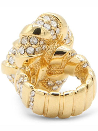 Lanvin Golden Brass Melodie Ring - LANVIN - BALAAN 2