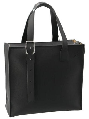 Buckle Zip Tote Bag Black - LOEWE - BALAAN 1