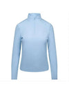 Women's Sun Shield Quarter Zip Long Sleeve T-Shirt Skye - G/FORE - BALAAN 2