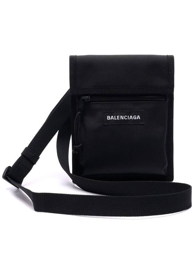 Explorer Small Strap Nylon Cross Bag Black - BALENCIAGA - BALAAN 3