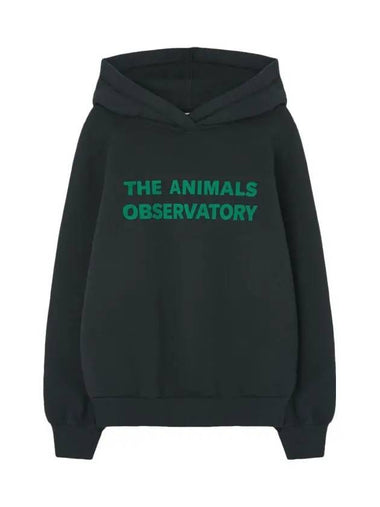 Kids Logo Hoodie Dark Green F24128 021BG - THE ANIMALS OBSERVATORY - BALAAN 1