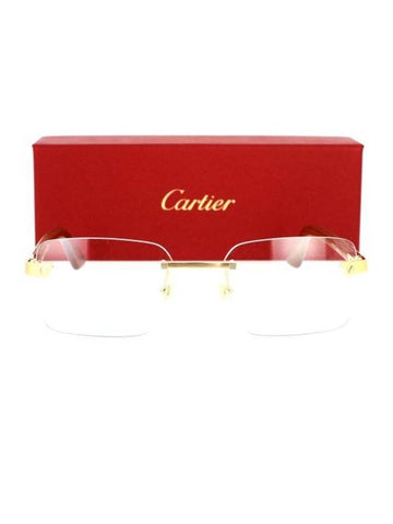 Sunglasses CT0411O 002 Gold - CARTIER - BALAAN 1