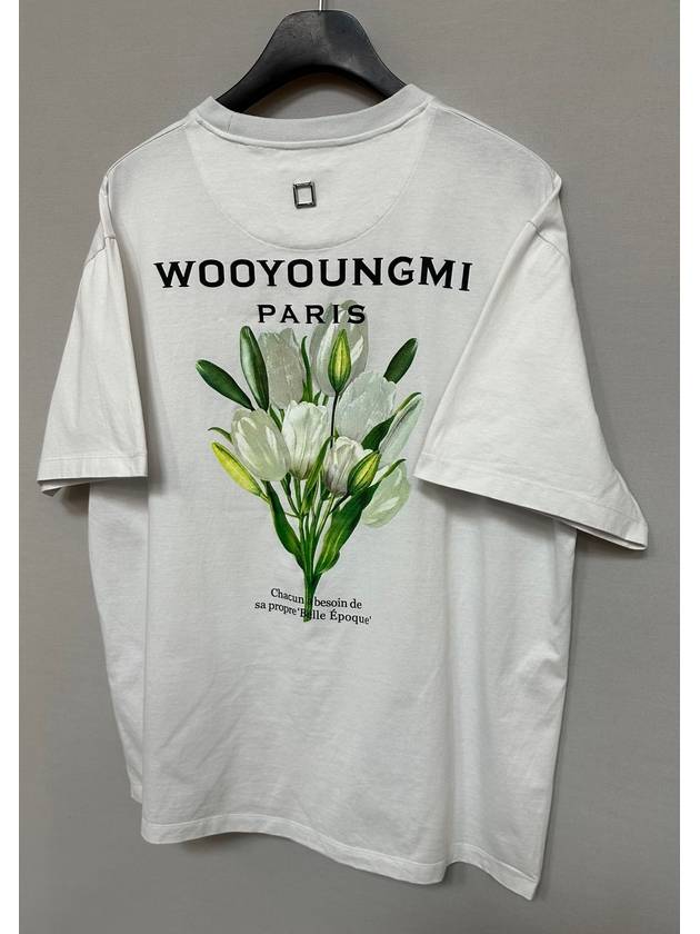 flower print back logo t shirt 50 - WOOYOUNGMI - BALAAN 3