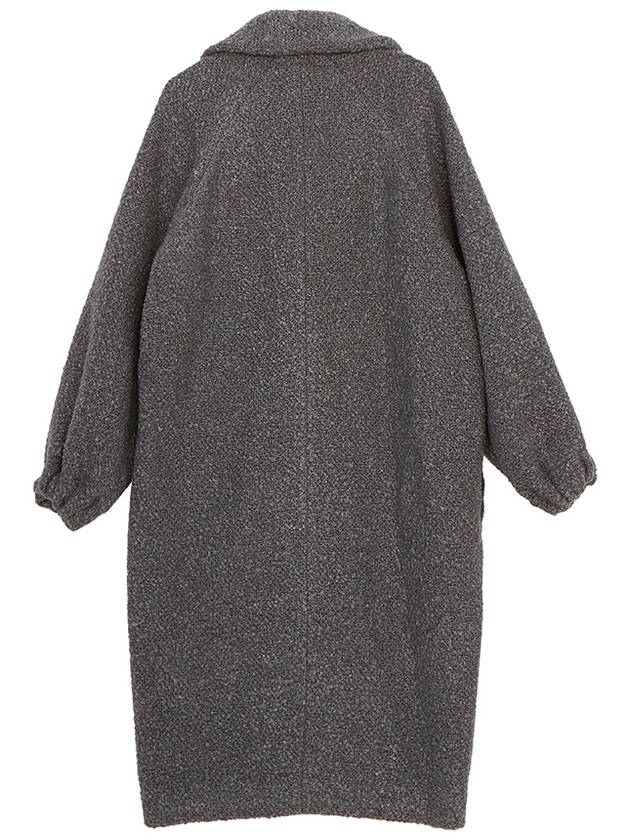 Puff Sleeve Single Coat Grey - PATOU - BALAAN 3