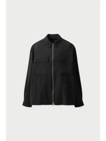 LYESS two way shirt type jacket BLACK - IRO - BALAAN 1