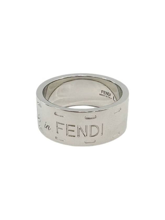 24SS Made in Silver Ring Ring 7AJ817 - FENDI - BALAAN 2