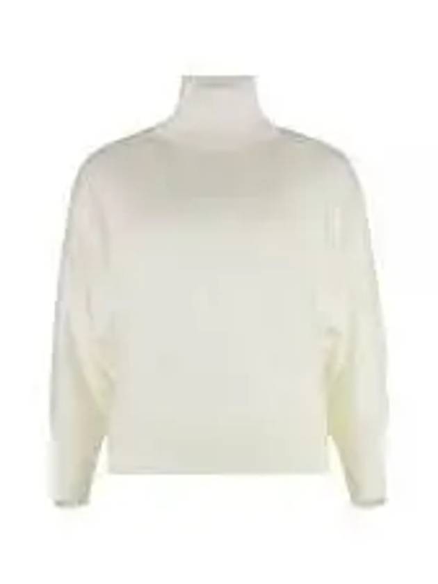 Talea Virgin Wool Knit Top White - MAX MARA - BALAAN 2