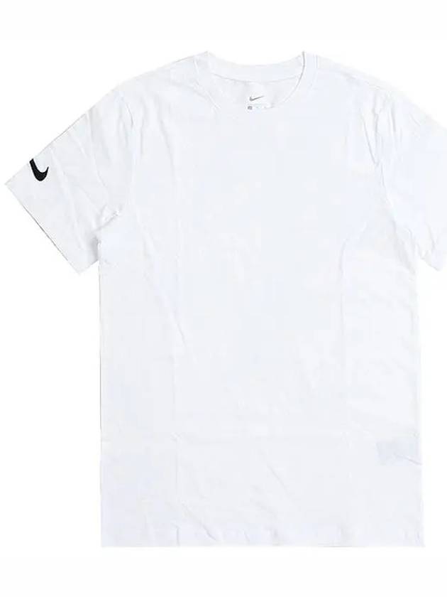 Men's Park 20 Swoosh Short Sleeve T-Shirt White - NIKE - BALAAN 3