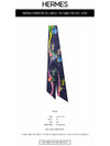 Space Derby Twilly Scarf Marine - HERMES - BALAAN 3