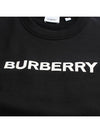 Front Logo Print Sweatshirt Black - BURBERRY - BALAAN 4