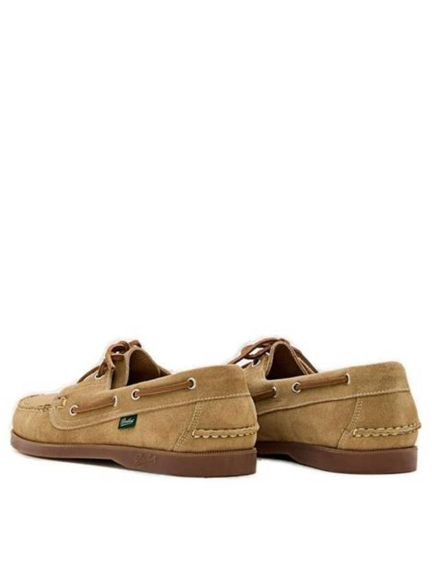 Bath Suede Boat Shoes Beige - PARABOOT - BALAAN 3