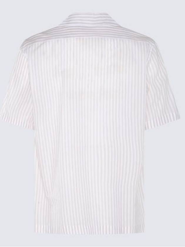 Short Sleeve Shirt EQKLOPEQC1799 100BE Free BEIGE WHITE - RVR LARDINI - BALAAN 2