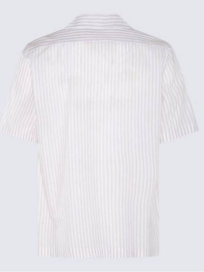 Short Sleeve Shirt EQKLOPEQC1799100BE Free BEIGE WHITE - RVR LARDINI - BALAAN 2