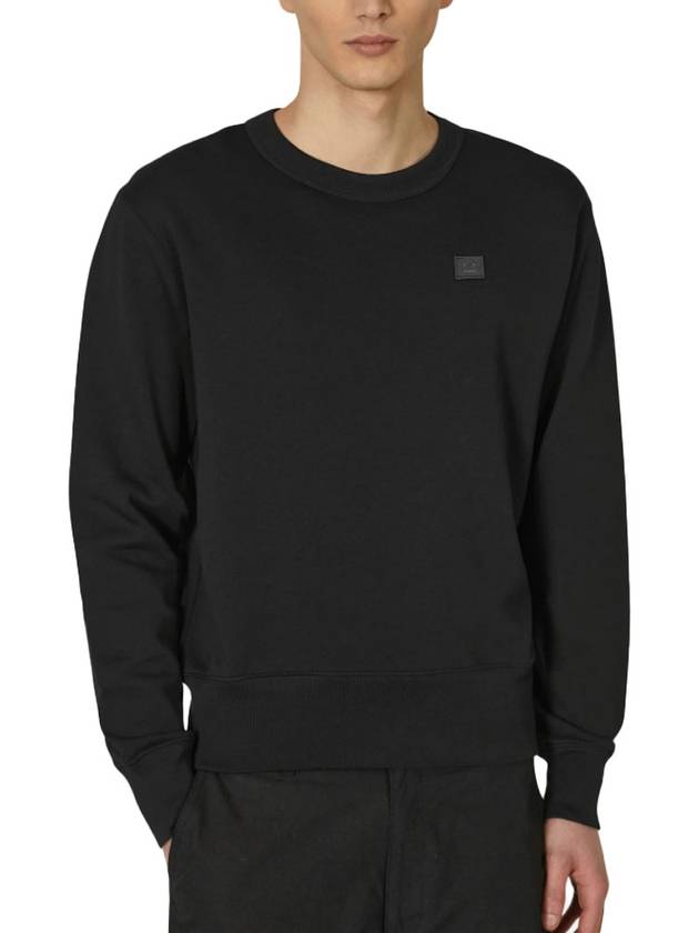 Men's Crewneck Sweatshirt Black - ACNE STUDIOS - BALAAN 4