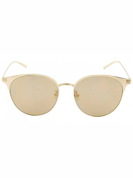 Eyewear Round Metal Sunglasses Gold - SAINT LAURENT - BALAAN.