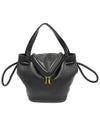 666531 Black Vitello Nappa Gold Veil Bag Small 2WAY - BOTTEGA VENETA - BALAAN 3