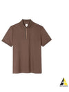 Signature Stripe Trim Polo Shirt Brown - PAUL SMITH - BALAAN 2