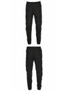 Wappen Patch Cargo Track Pants Black - STONE ISLAND - BALAAN 5