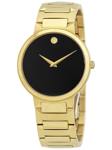 Movado Temo Quartz Black Museum Dial Unisex Watch 0607294 - MOVADO - BALAAN 1