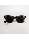 Eyewear Heart Logo Square Sunglasses Black - CHANEL - BALAAN 4