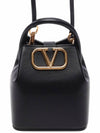 V Logo Micro Bucket Bag Black - VALENTINO - BALAAN 3