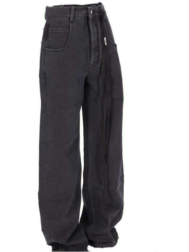 CLAIRE 5-POCKETS COMFORT TROUSERS FADED DENIM - ANN DEMEULEMEESTER - BALAAN 3