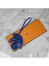 GEEGEE SAVANNAH Gigi Savannah bag charm key ring blue H083358CAAD - HERMES - BALAAN 6