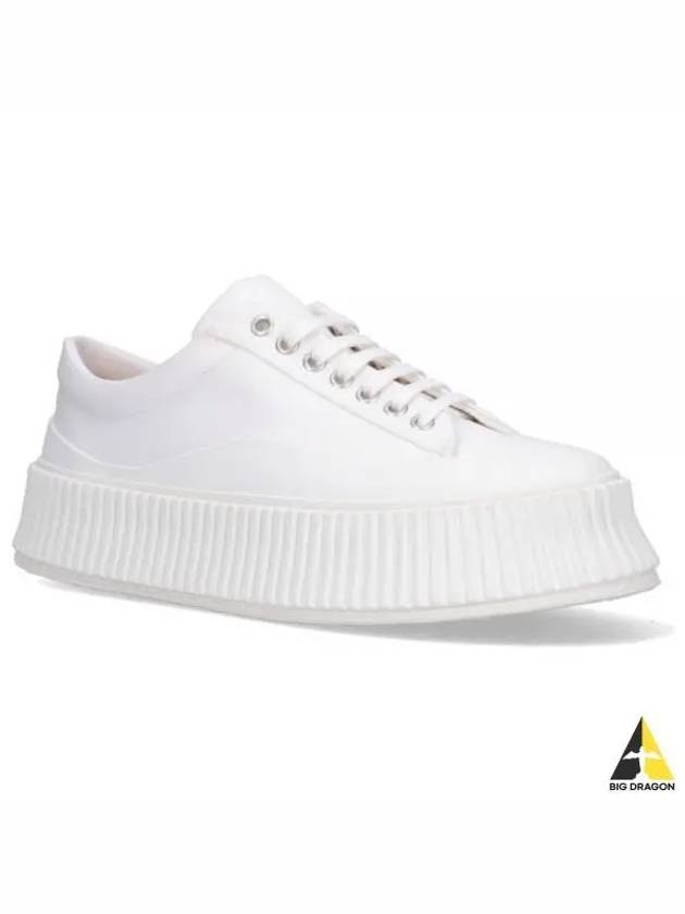 Women s Olona Platform Sneakers White J15WS0002 P4868 - JIL SANDER - BALAAN 1