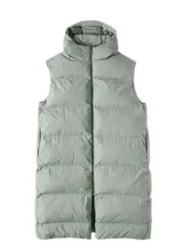 HAZAN SNW 1024 GRIS Women s Hooded Long Padded Vest Coat - STUDIO NICHOLSON - BALAAN 1