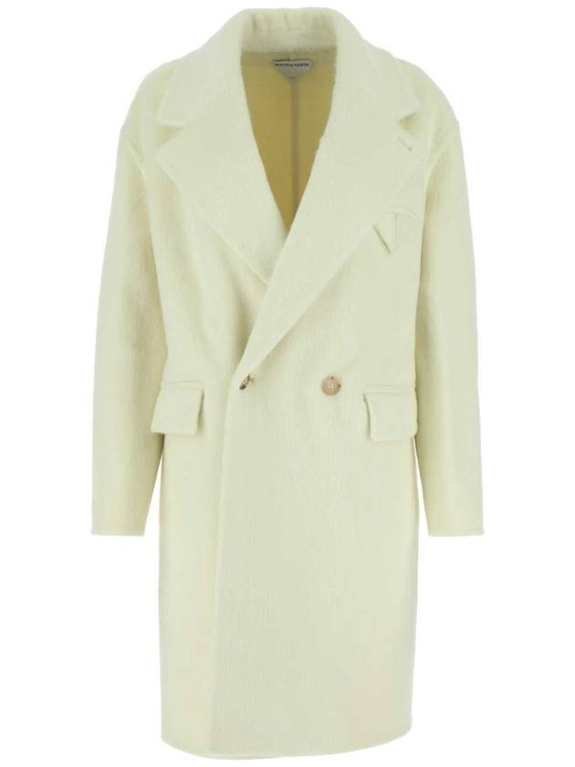 WHITE Ivory wool blend coat 689344V2C90 7112 - BOTTEGA VENETA - BALAAN 1