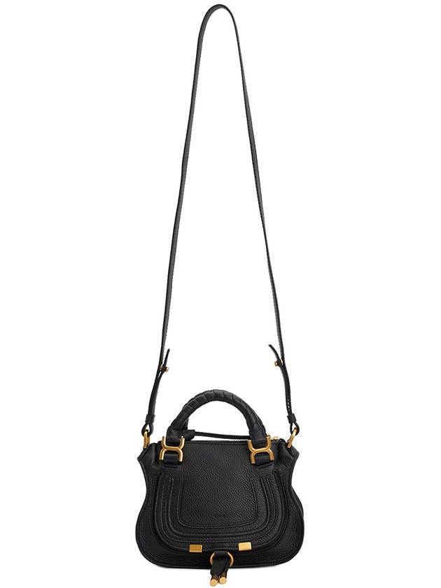 Marcie Mini Double Carry Tote Bag Black - CHLOE - BALAAN 8