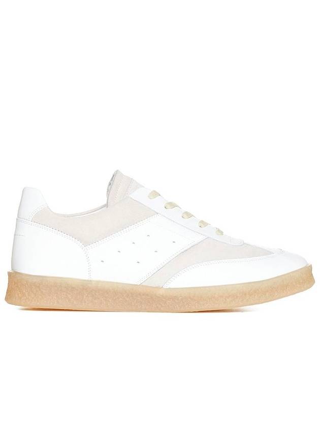 6 Court Leather Low Top Sneakers White - MAISON MARGIELA - BALAAN 2