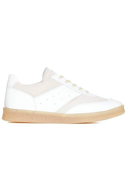 6 Court Leather Low Top Sneakers White - MAISON MARGIELA - BALAAN 2