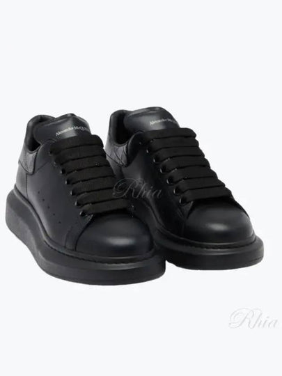 Oversized Logo Low-Top Sneakers Black - ALEXANDER MCQUEEN - BALAAN 2